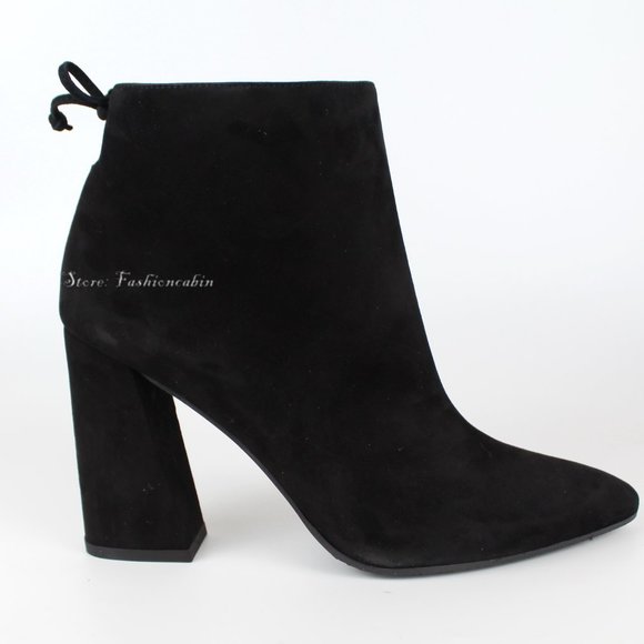 NEW STUART WEITZMAN Grandiose Suede Ankle Booties - Picture 4 of 15